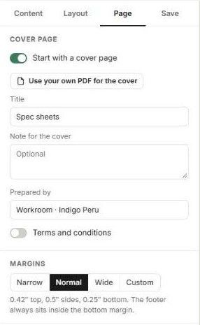 Page tab